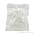 Bolas de algodão esterilizadas com pacote de bolsa